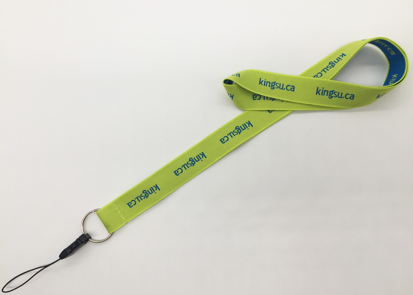 Silk Screen Printing Fashionable Custom Woven Lanyards For Exhibition / Event