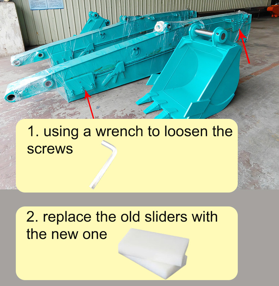 High Effective No 1 Telescopic Boom For CAT HITACHI SANY 3 Ton Excavator