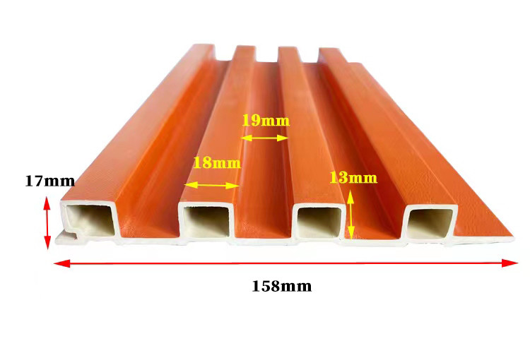 Home improvement decoration wall cladding panel slat wall panel interior wpc wall panel