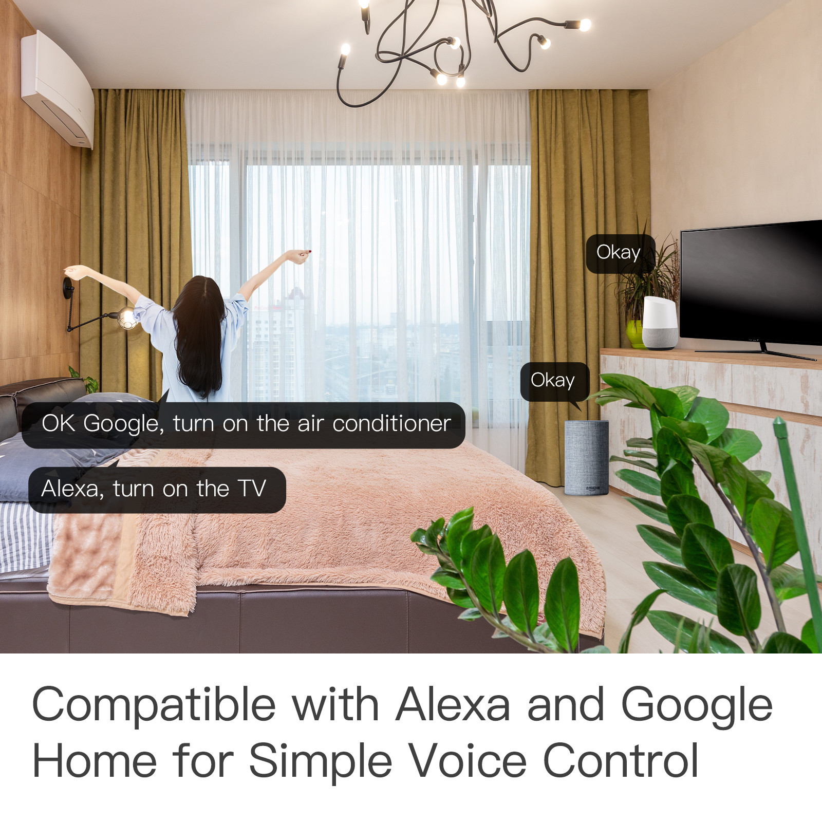 Universal Home 8m Smart Ir Remote Control For Ac Tv Dvd Works With Alexa
