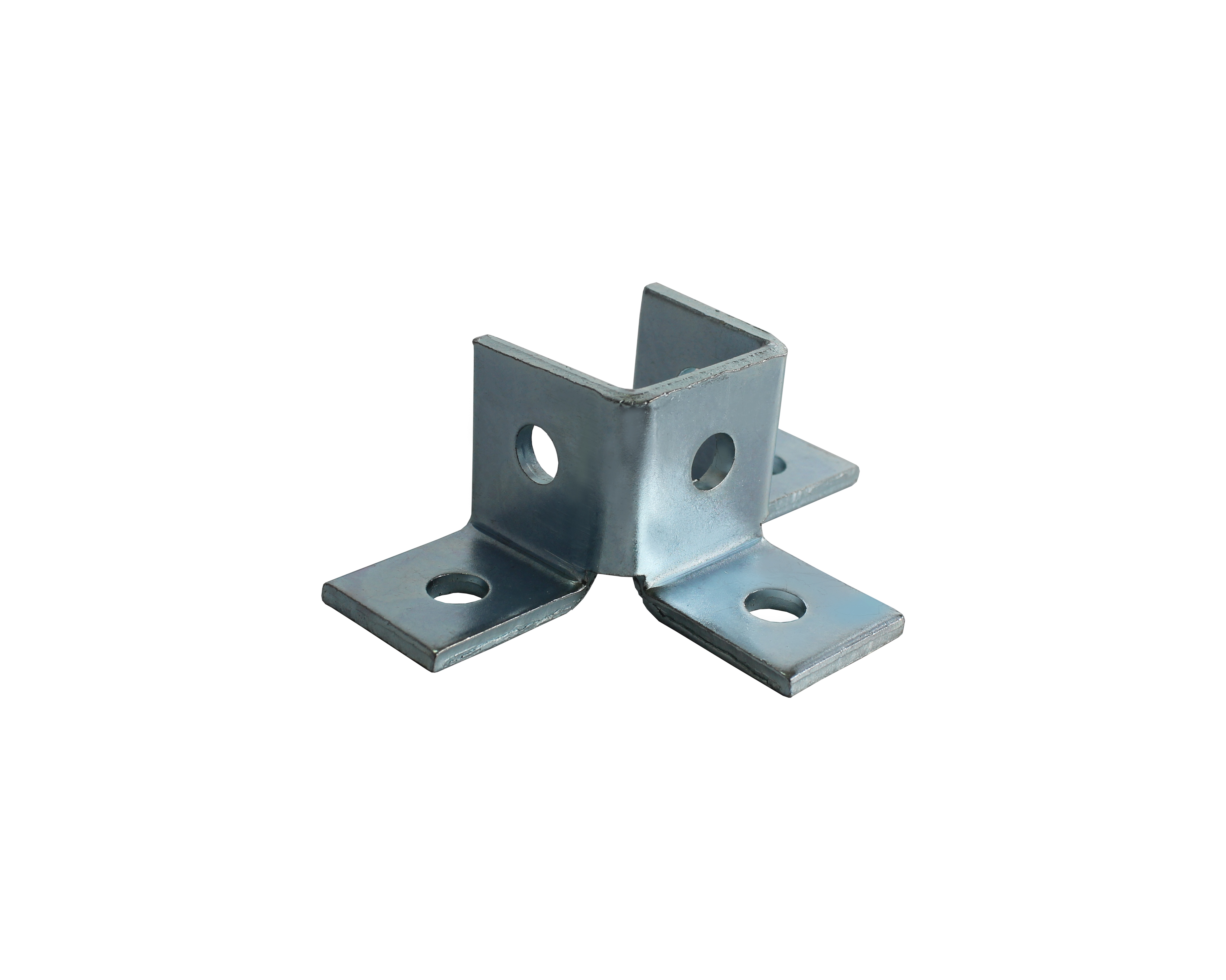 Standard Base Plate Steel Frame Connection Fitting For Channel 15-20Kg