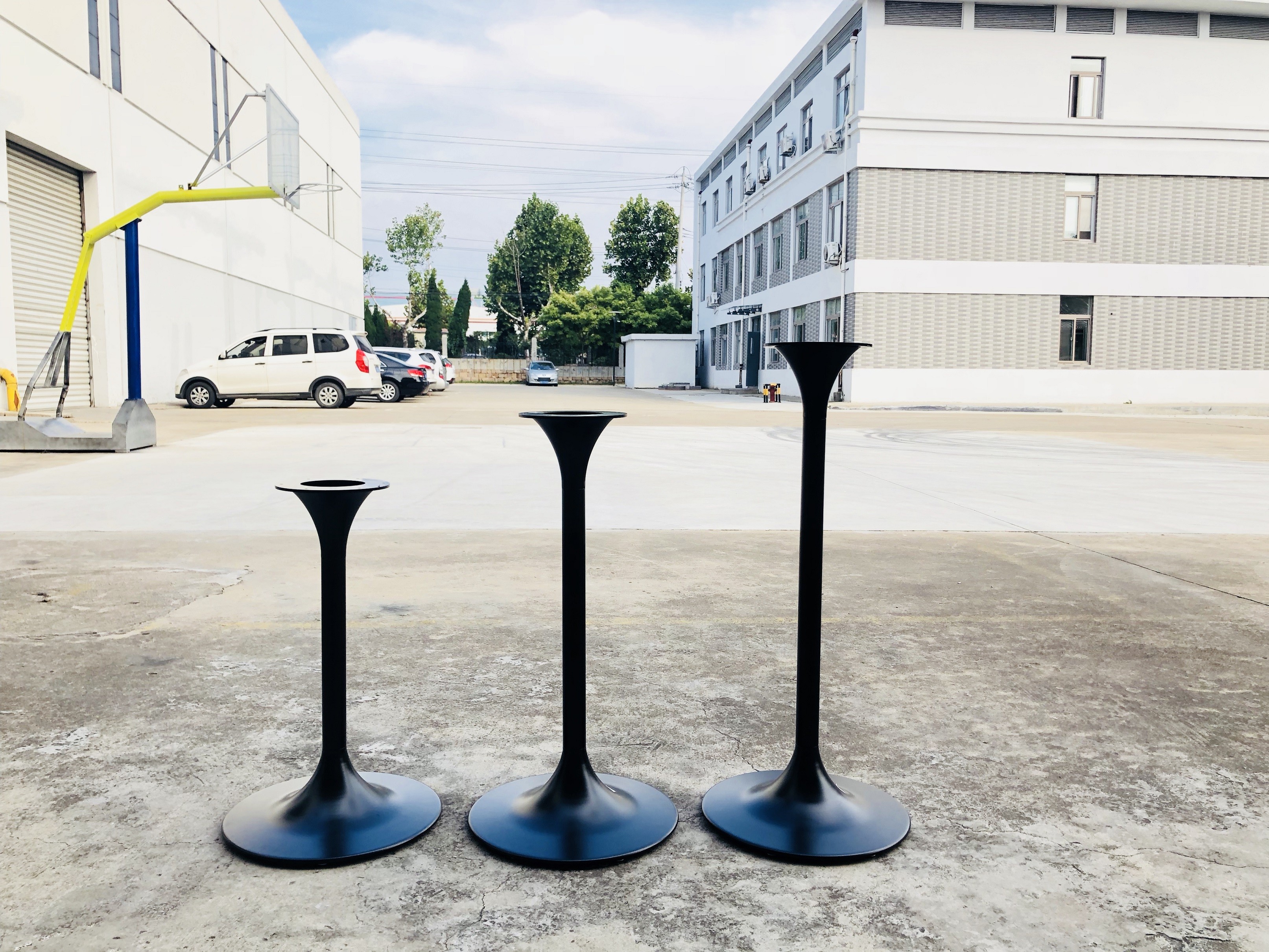 Height 42'' Metal table legs Tulip Table Base Pedestal Column Bar Table
