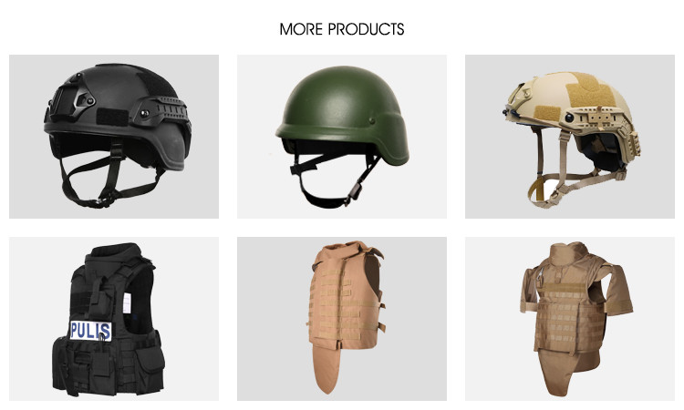 Aramid Military Tactical Headwear IIIA .44 Ach Fast Ballistic Helmet