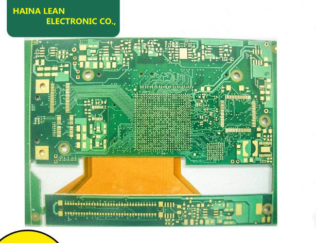 ISO14001 Green FR4 Ru 94V0 Rigid Flexible PCB Board
