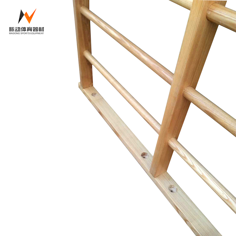 Gym Sport Step Ladders Fitness Exercises with Indoor Wooden Ladders and Structure