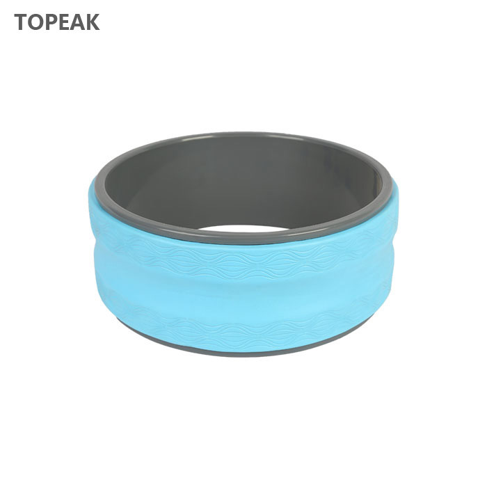 33cm Yoga Roller Wheel For Back Pain Backbends Thick Cushion