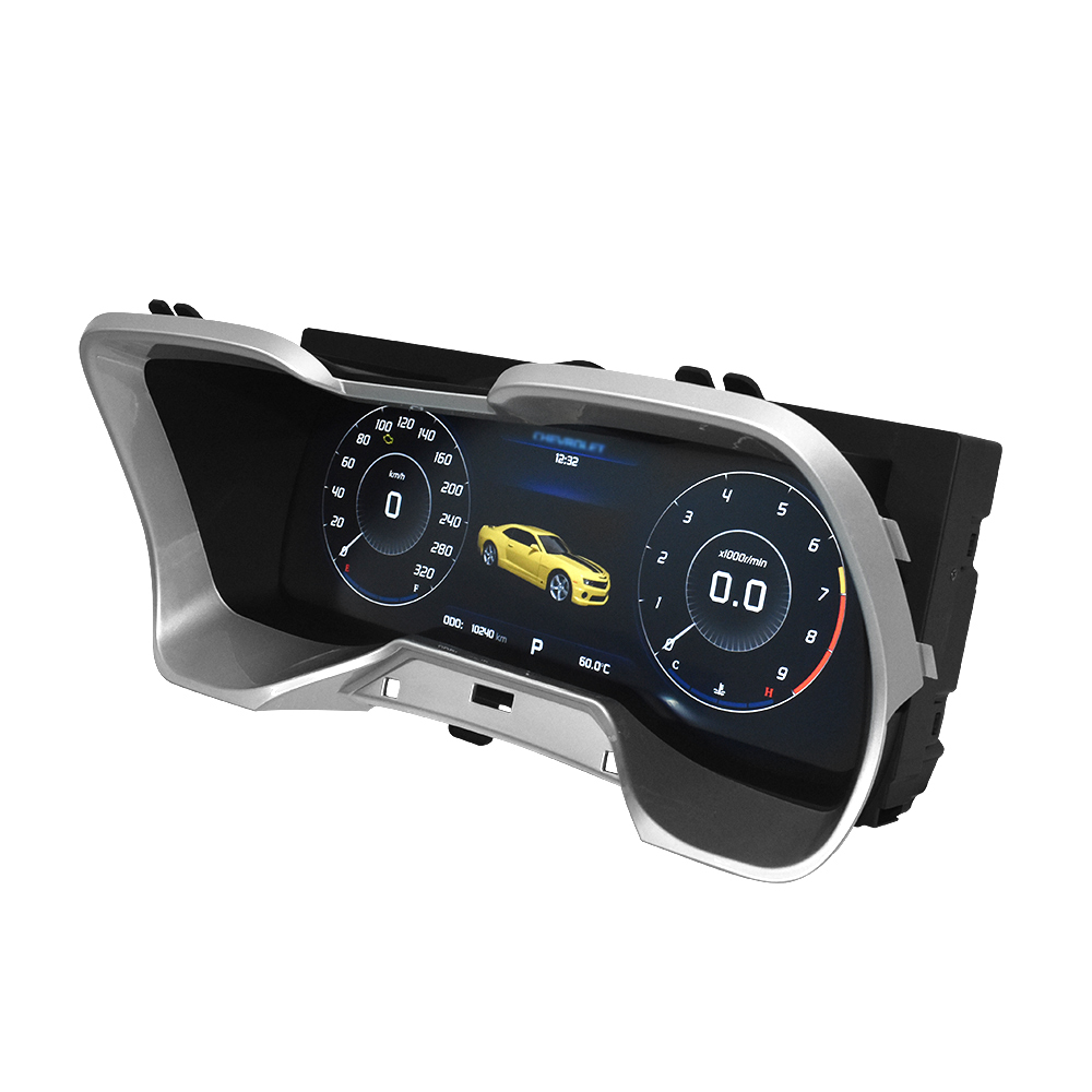 Viknav Car Digital Dashboard Panel For Chevrolet Camaro (2010-2015) 12.3 inch LCD Screen Gauge Cluster Head Unit