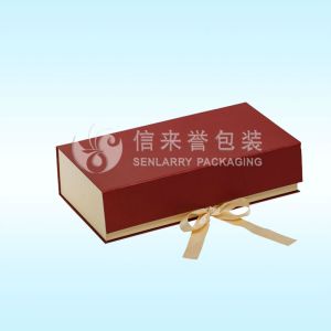 Buy cheap Magnet wine bottle carton boxes with ribbon product