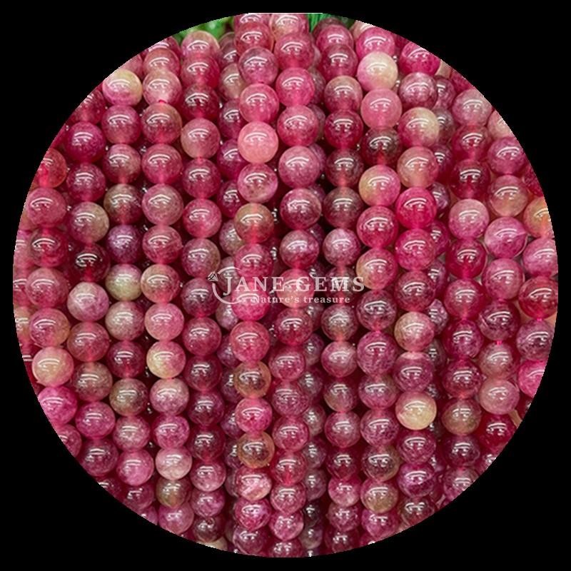 Round Cut Gems Bead Various Colors Chalcedony Loose Bead Strands Suitable for Bracelets from Origin