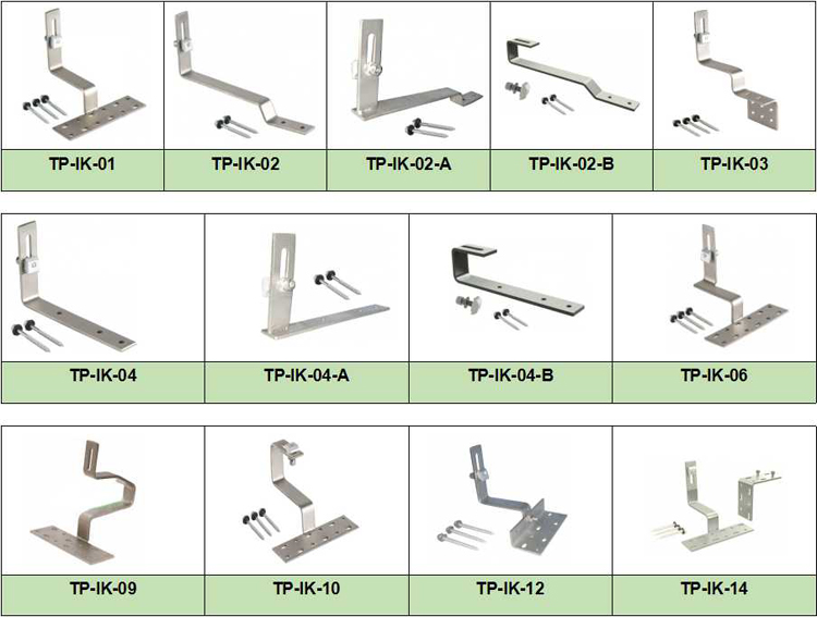 ISO9001/CE Approved Stainless Steel Roof Rail Hook for Tile Roof Solar Mounting Bracket