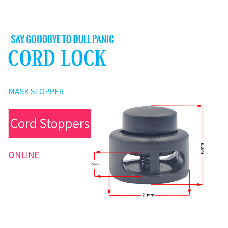 Rope/Band = max. 5 mm cord stopper