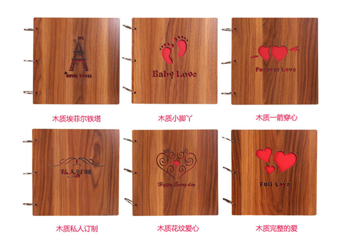 Wood Made Baby Keepsake Box Photo Album , Milestone Stickers Baby Shower Gift