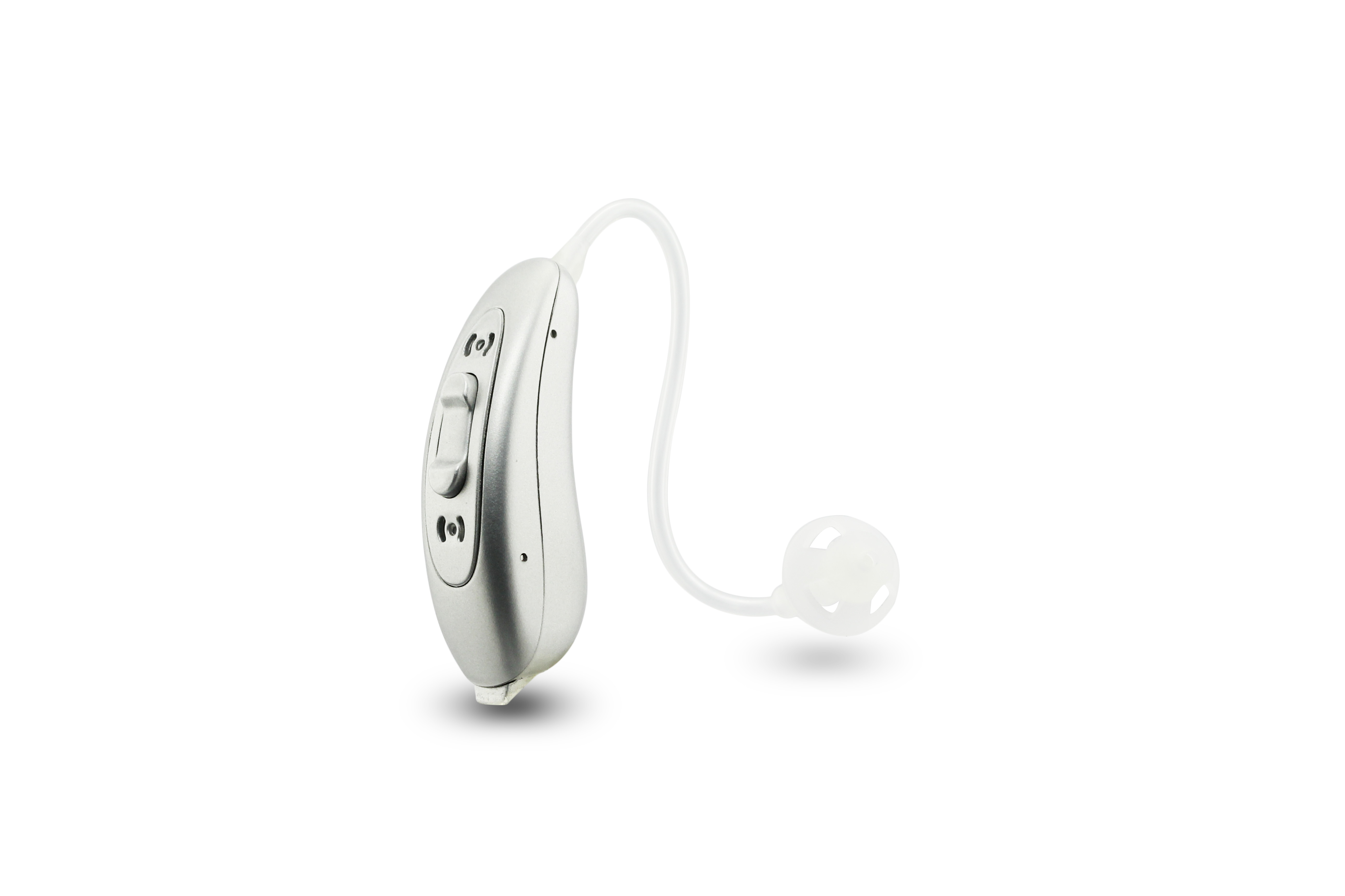 Black Grey Digital Hearing Aids OEM Sound Amplifier For Hearing Impaired