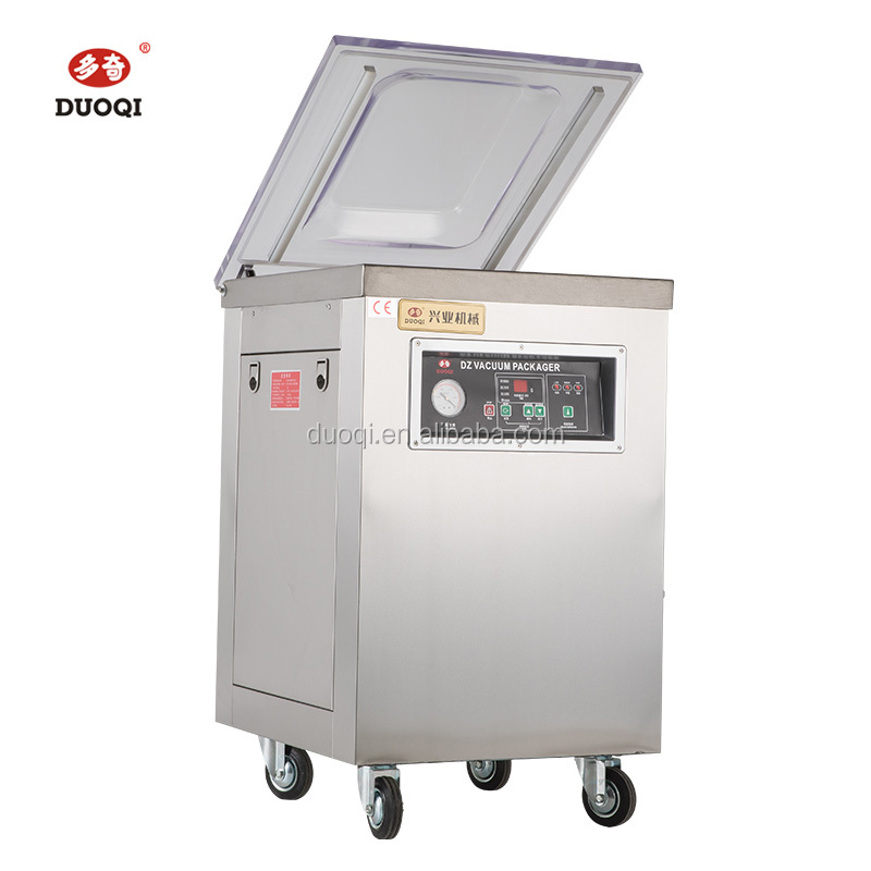 Stainless Steel DUOQI DZ-500 Single Chamber Map Bag Vacuum Machine for 120 kg Items