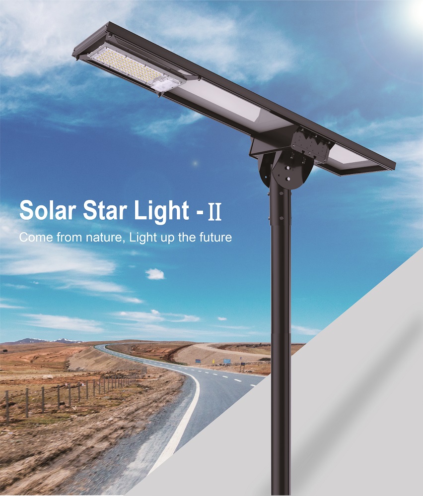 Outdoor Solar Street Lamp , Solar Light 60w Ip65 With LiFePO4 Battery