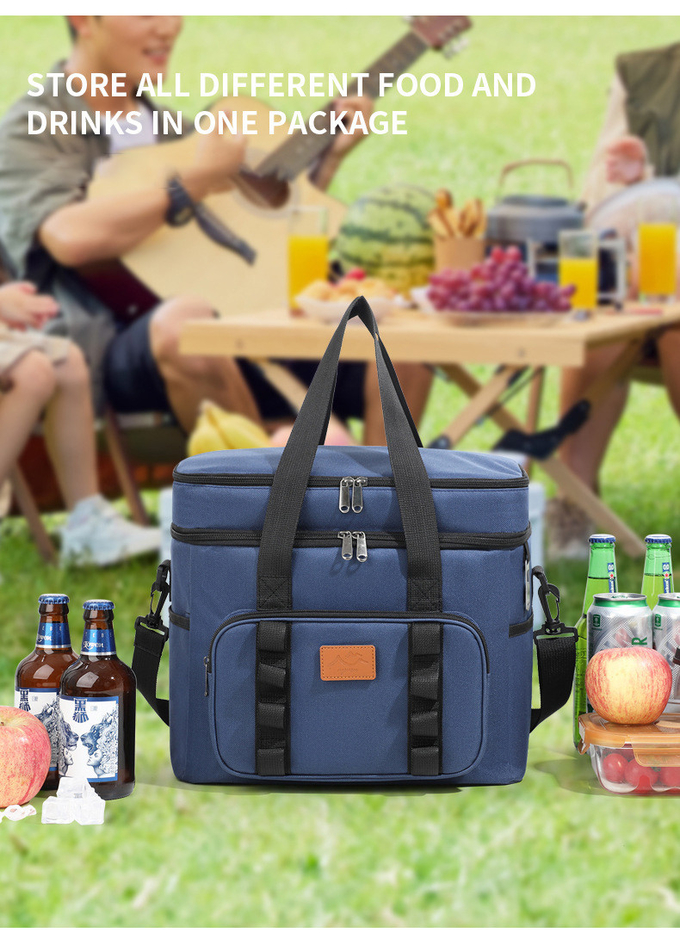 Insulated Lunch Bags Large Capacity Waterproof Double-Layer Insulated Bags Keeps Heat and Freshness