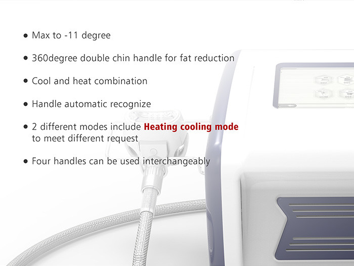 Touch Screen Cool Sculting 220V Cryolipolysis Fat Freezing Machine