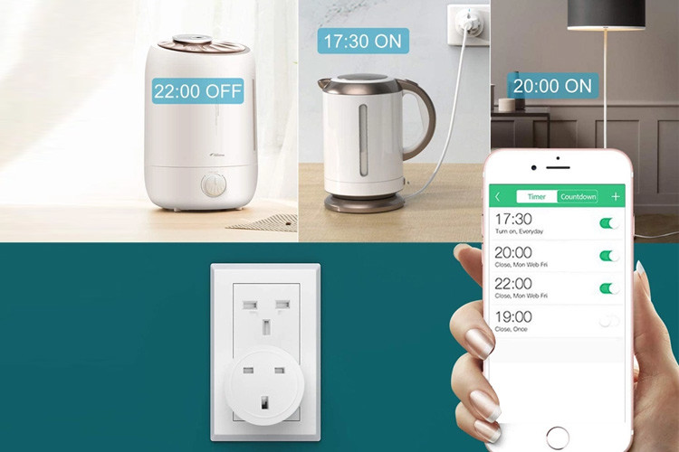 Voice Control FCC Approved Wifi Smart Plug Socket UK Standard