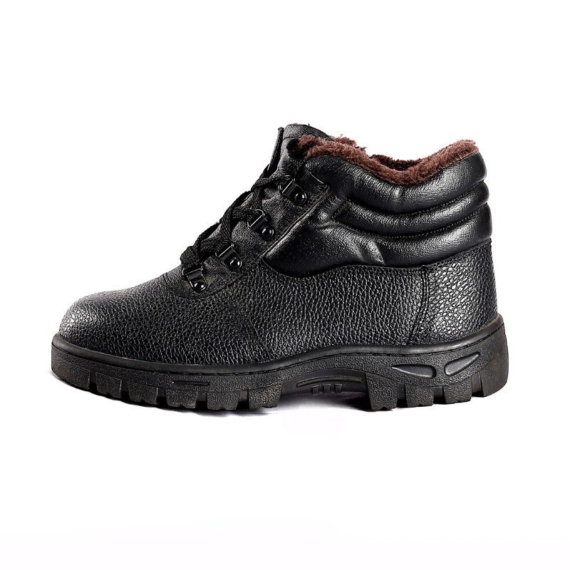 Cold Resistance Waterproof Winter Work Boots Anti Smashing Anti Puncture Steel Toe Wear Resistance