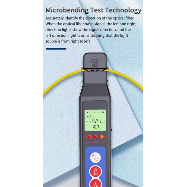 KFI-45 Cable Tester with Fiber Visual Fault Locator VFL and Optical Power Meter Fiber Identifier FOI Detector