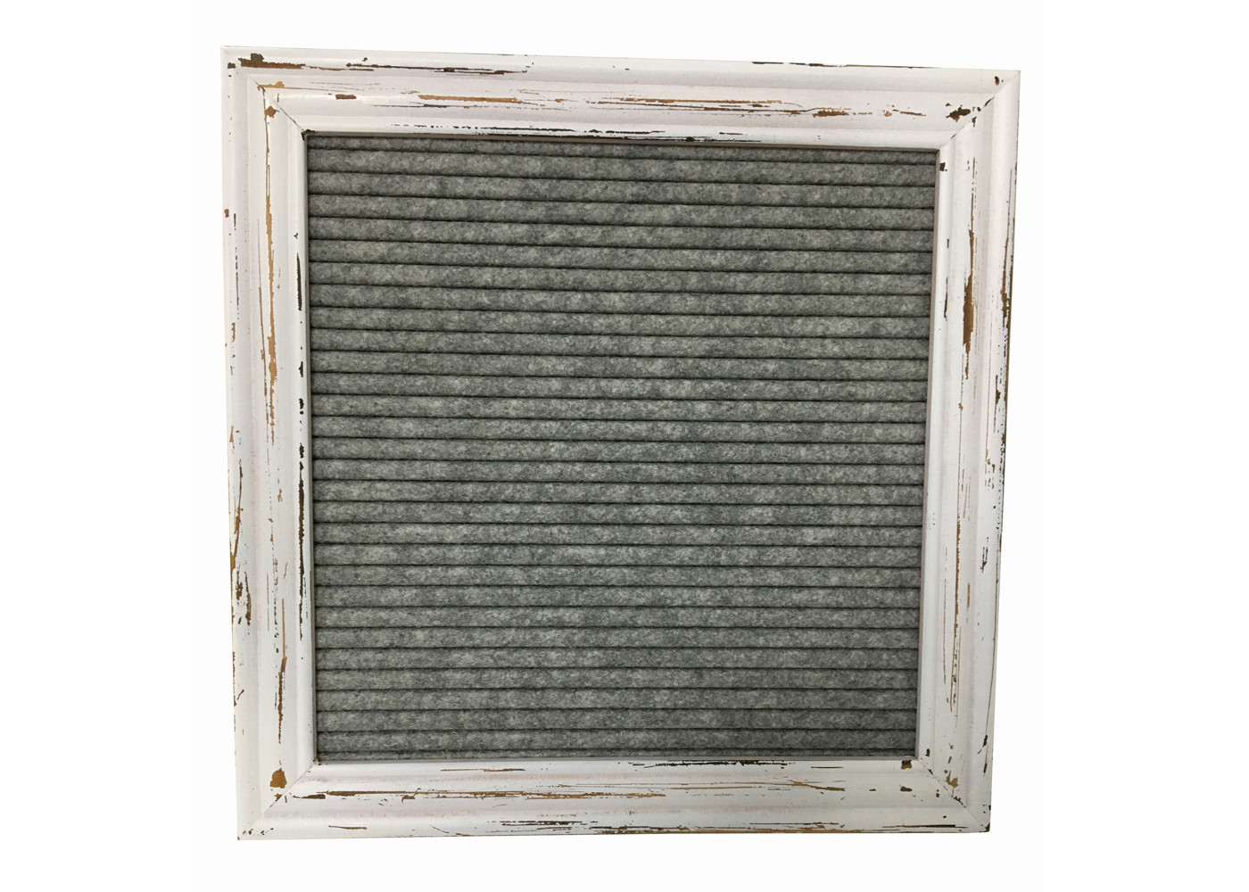 White Vintage Felt Letter Board 10 Inch Rustic Design With Changeable Letters
