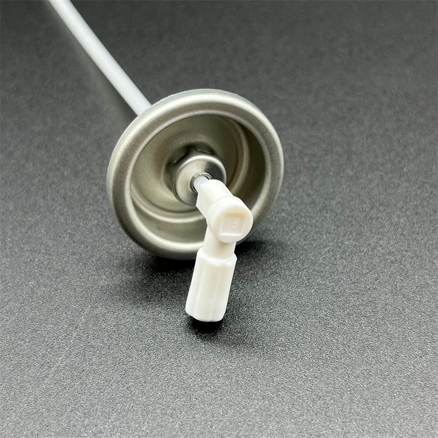 1Inch Metered Valve Aerosol With L Shape Actuator Precision Control Valve For Air Fresheners Durable And Reliable