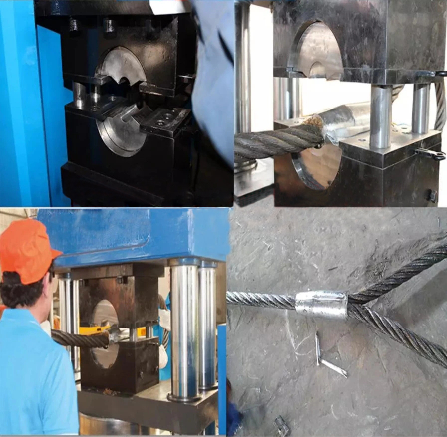 Industrial High Pressure Steel Wire Rope Swage Terminal Press Machine for Lifting Sling