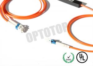 LC / UPC Single Mode Optical Fiber Couplers 1310 / 1510 nm Length Customized