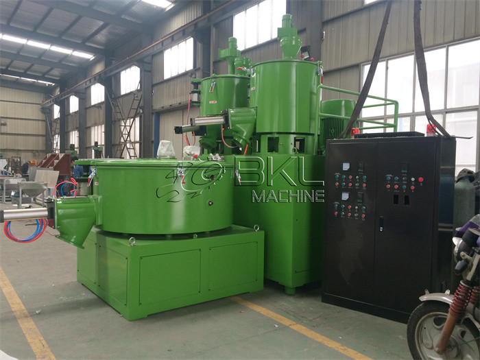 PVC Powder Plastic Mixing Machine 600L High Speed Mixer For Plastic