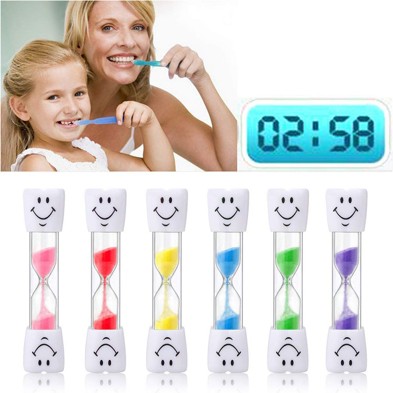 Plastic Three Minute Sand Timer Hourglass Toothbrush Timer Traditional Design
