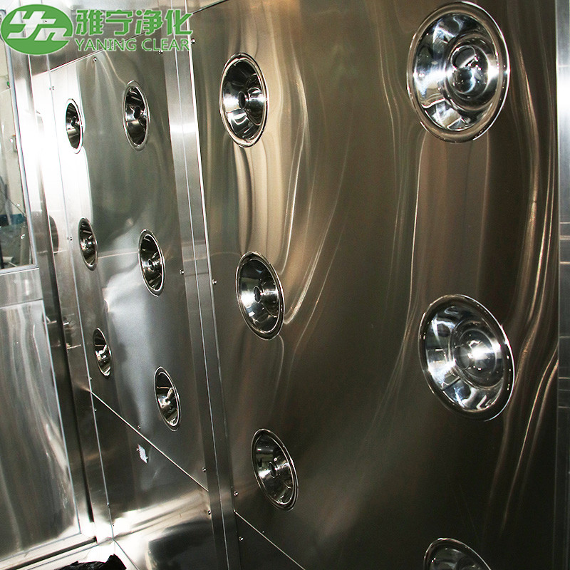 Ce Certification Stainless Steel Cleanroom Air Shower With Face Recognition System