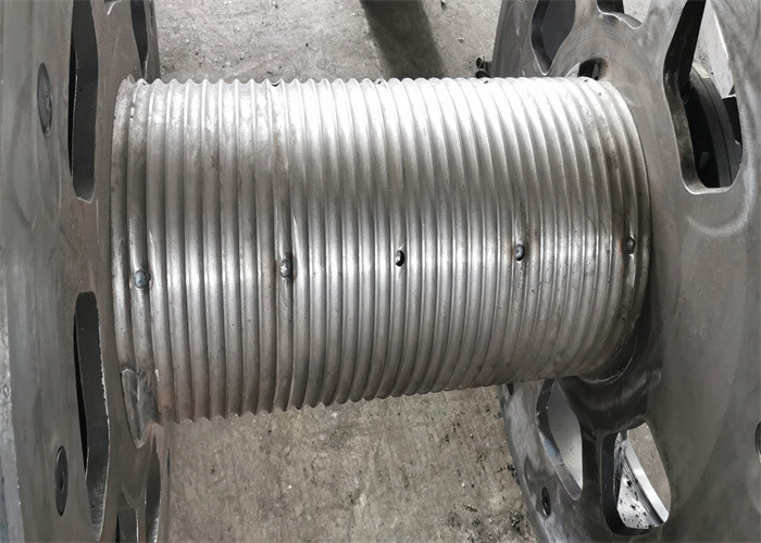Smooth Winch Drum Wrapped Steel Lebus Sleeve Secure With Bolted Or Welded Connection
