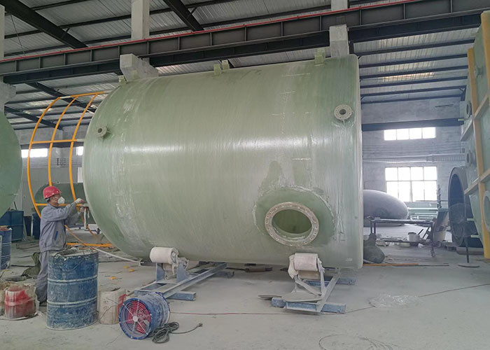 Chemical Resistance Vertical Frp Storage Tank For Production Process
