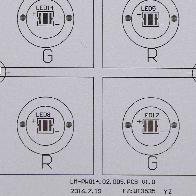 12V LED Light Single Sided PCBs