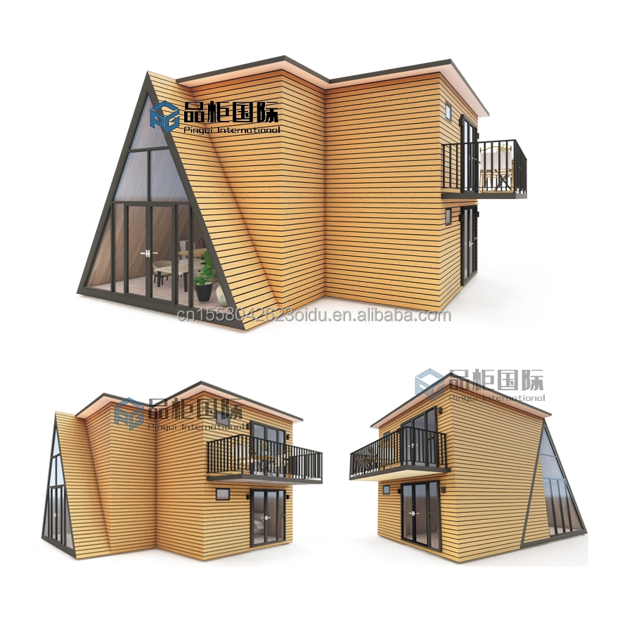 Galvanized Steel Bending 180g Movable 40ft 20ft Prefab Container House for Outdoor Accommodation at Villa Hotel Shop