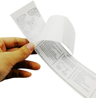 Adhesive Gen2 Custom Rfid Stickers For Luggage Identification