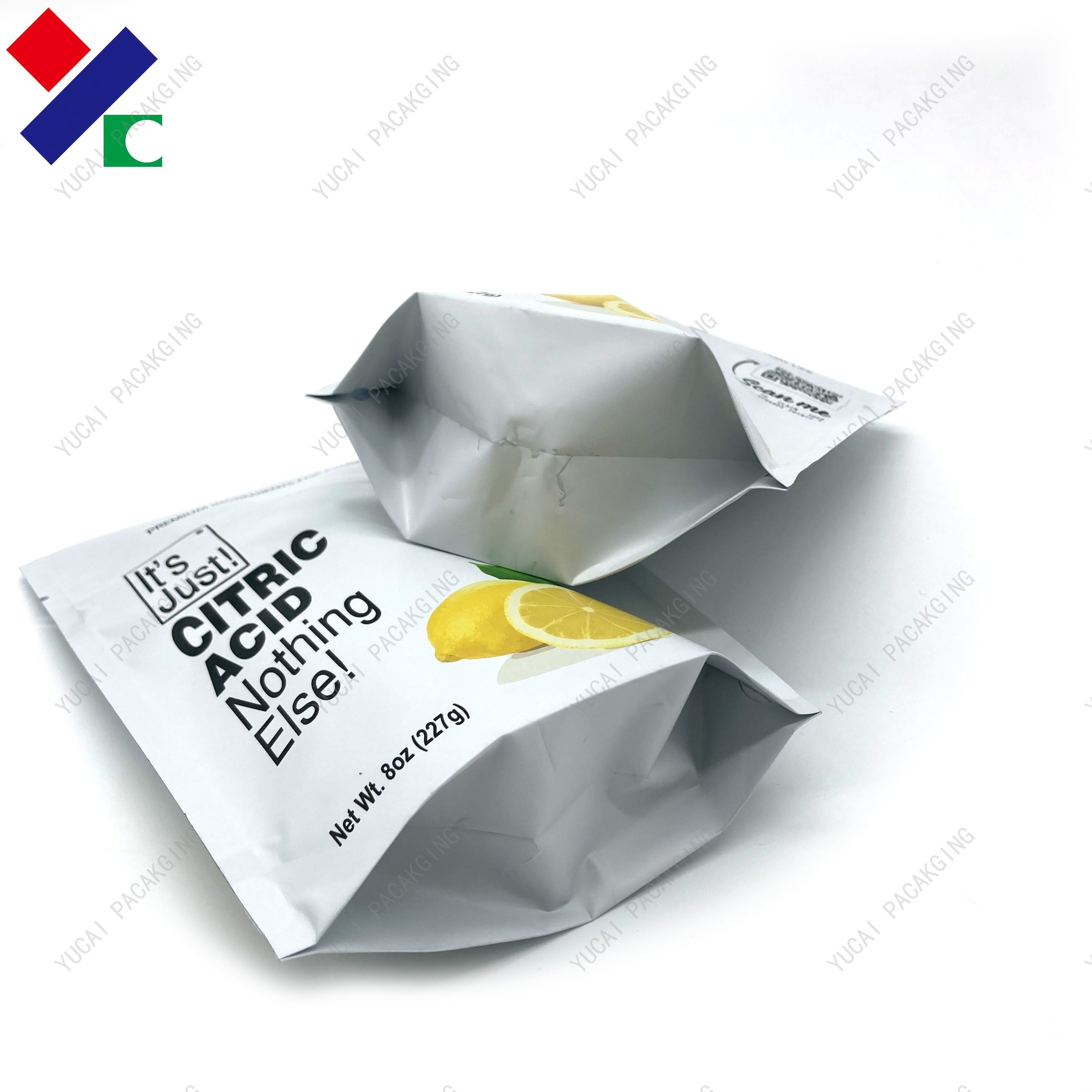 Recycle Food Grade Printing MOPP Stand Up Pouch With Zipper