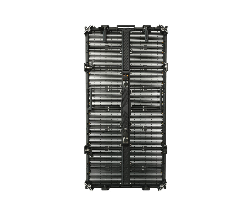 TSR Series P3.9-7.8 Transparent Rental LED Display, die casting panel design, lightweight