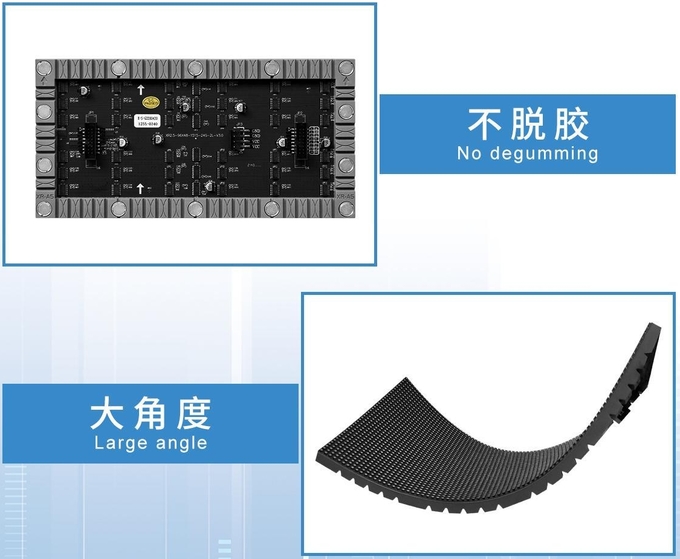 Indoor Curved Flexible LED Screen Display 240X120mm LED Soft Module 1