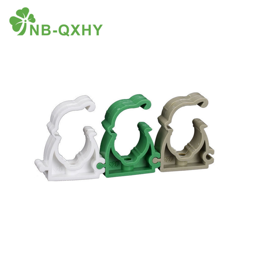 China Factory Plastic PPR Pipe Fitting Lock Saddle Clamp for Hot/Cold Water System