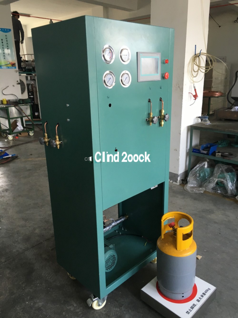 360mm Width R410A Refrigerant Gas Recovery Unit Auto Ac Recovery System