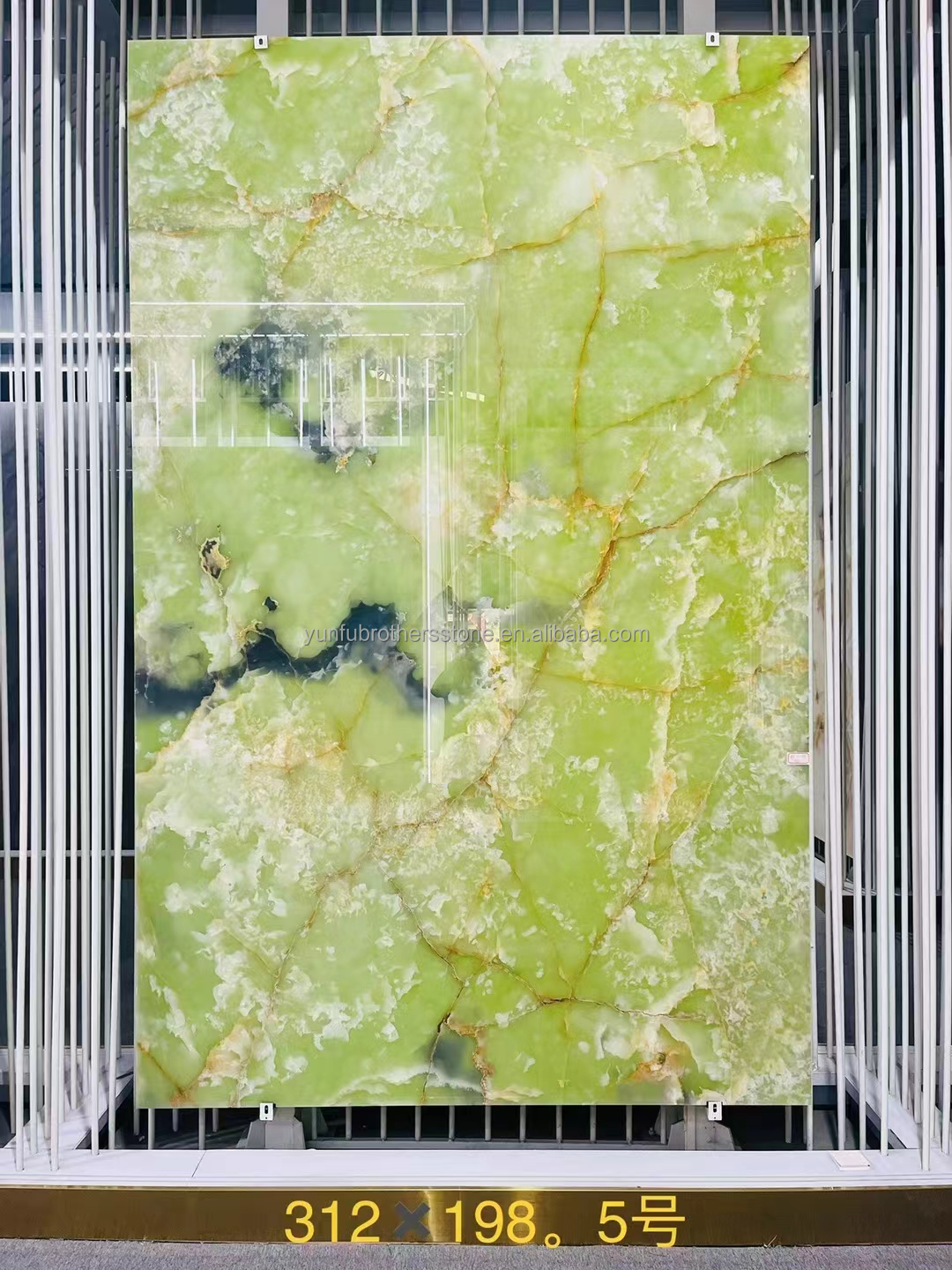 Natural Green Jade Onyx Marble Slabs for Modern Graphic Design and Table Background