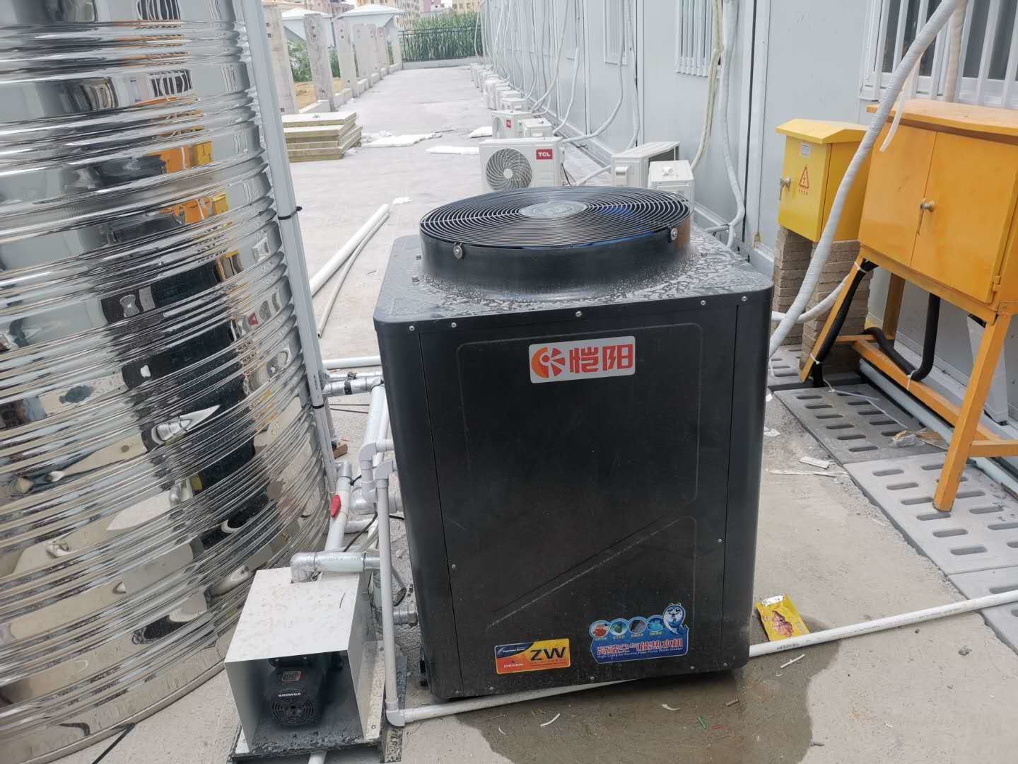 10HP R417a 12KW Copeland Compressor Water Source Heat Pump