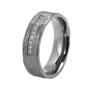 7mm Stainless Steel Tantalum Ring Rose Gold Handmade Tantalum Men's Bands