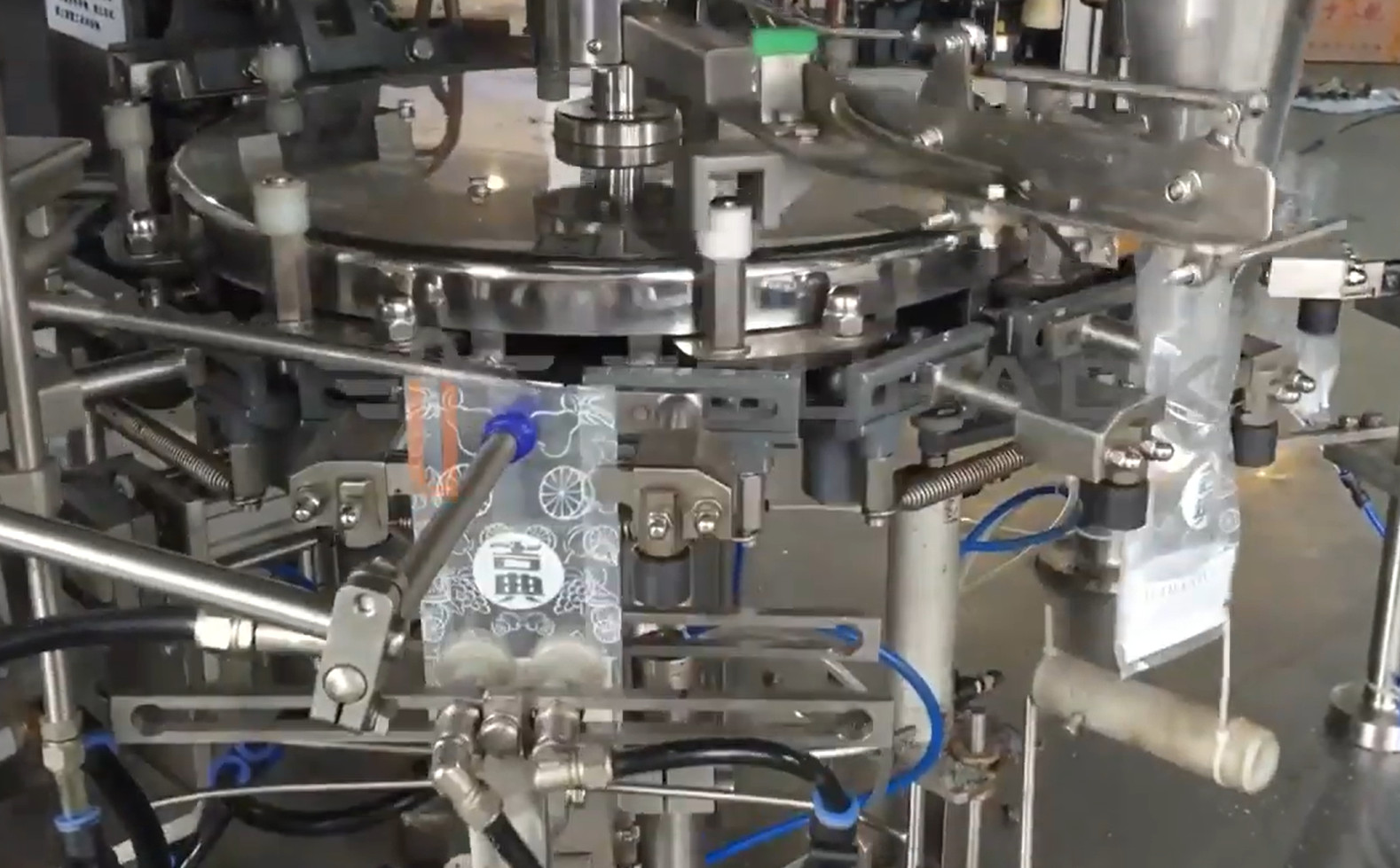 SUS304 Intelligent RPP Rotary Vacuum Bag Packaging Machine Premade Standing Pouch