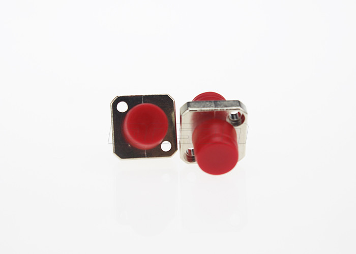 FC/ APC Single Mode OS2 Fiber Optic Adapter Low Insertion Loss For Telecommunication