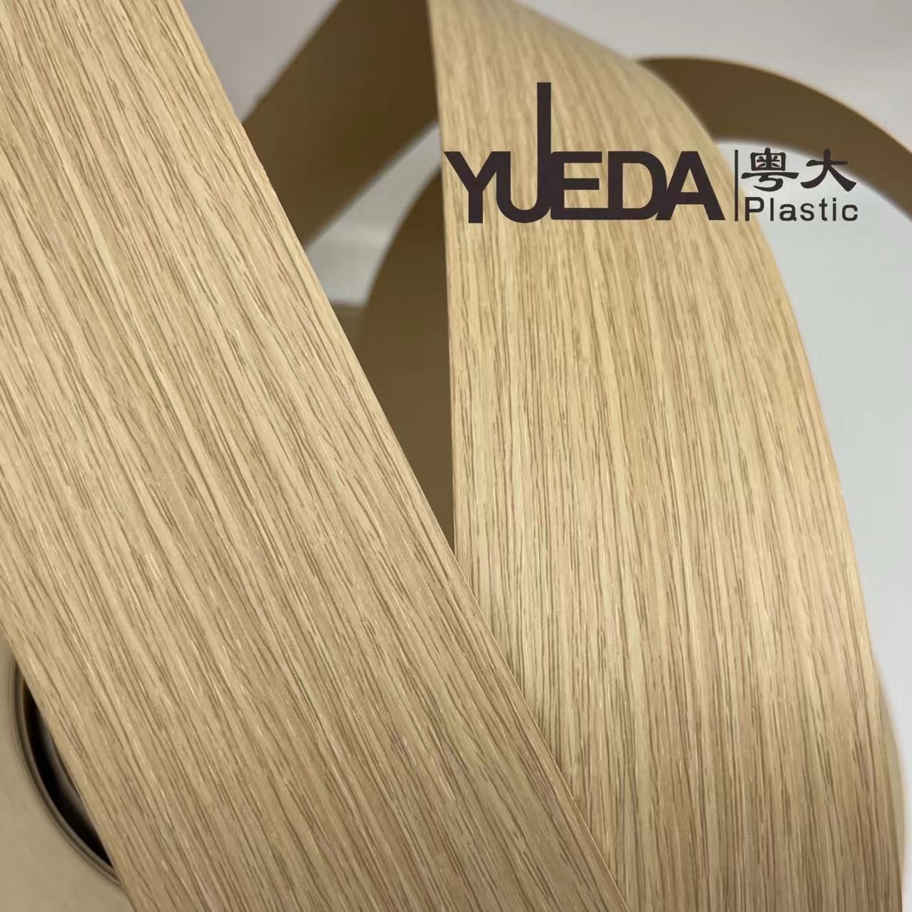Edge banding/sealing strip/edge tape with yellow wood grain made of PVC material-M5344