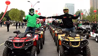500cc UTV with Hisun Electric Injection Single Cylinder Water Cooled Engine and 2 Seats