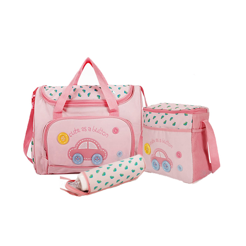 4pcs One Set Mommy Diaper Bag Multi Function Maternity Mother Baby Stroller Bags