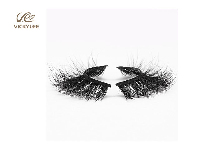 Fan Shaped Handcrafted 19MM Natural False Eyelashes